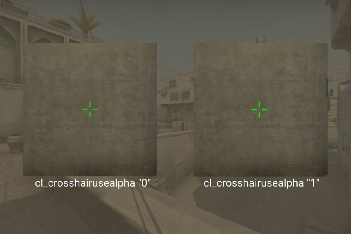 CS:GO Crosshair Şeffaflık Kodları (cl_crosshairusealpha)